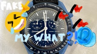 FAKE Omega MoonSwatch - Neptune - Hilarious Discovery!
