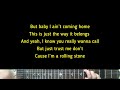 blake whiten rollin’ stone karaoke guitar instrumental