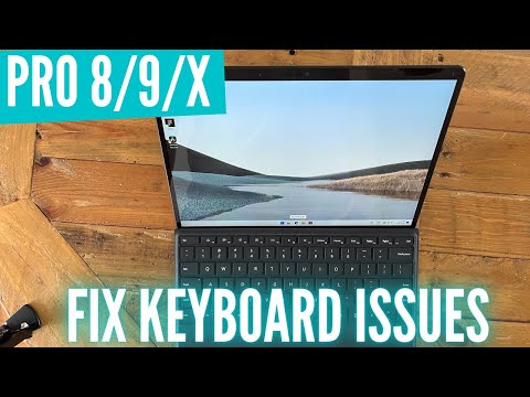 Как исправить неработающую клавиатуру Surface Pro 8/9/X