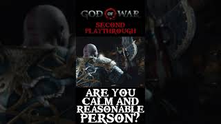 Are you calm and reasonable person? - God of War #Shorts
