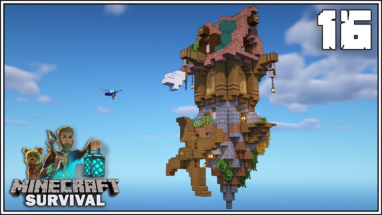 The Floating Island Minecraft 1 16 Survival Let S Play Youtube