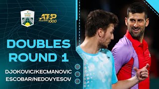 🇷🇸 Djokovic/Kecmanovic vs Escobar/Nedovyesov 🇪🇨🇰🇿 Round 1 Highlights | Rolex Paris Masters 2023