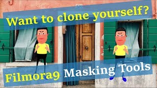 How to Clone Yourself In Filmora9: Masking Tools