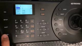 Configuracion de controlador Dahua NKB1000 con PTZ y HCVR