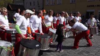 Arteschock auf dem Marktplatz in Lauf an der Pegnitz