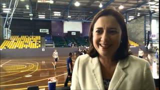 Premier Annastacia Palaszczuk at Basketball Queensland U16 Boys State Championships