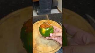 Stuffed capsicum 🫑 #recipe # #whatieatinaday #viralvideo #shorts #food