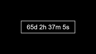 Countdown timer on pure JS