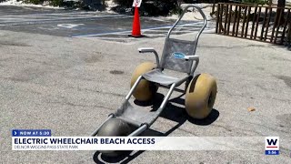 Delnor-Wiggins Park boosts access with free electric beach wheelchair