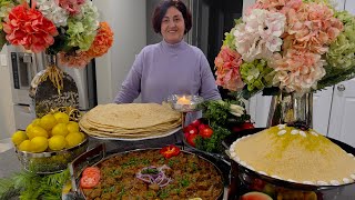 Lamb Karahi w/ Naan Tawagi \u0026 Malida کرایی گوسفند، نان تاوه گی ومالیده یا چنگالی