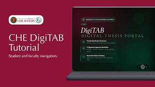 CHE DigiTAB Tutorial