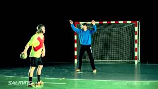 Salming Handball Goalkeeper - Save with trailing arm