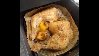 Pollo al limón en freidora de aire o Air Fryer Cosori dual