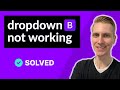 Bootstrap 5 dropdown not working (SOLVED)
