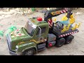 [30분] 포크레인 덤프트럭 중장비 자동차 장난감 구출놀이 모래놀이 연속보기 Excavator Car Toy for Kids Power Wheels