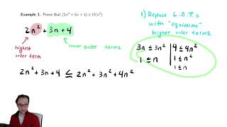 Asymptotic Notation 3 - Example of Big O Notation