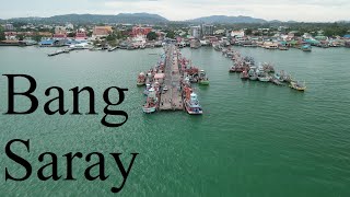 Fishing Piers In Bang Saray, Thailand