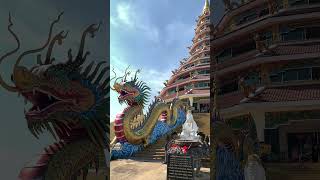 清萊九層佛塔觀音寺精緻高聳入雲 Wat Huay Pla Kang..Chiang Rai,Thailand