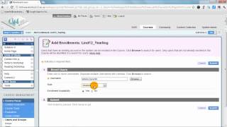 Blackboard 9 - Adding Individual Users to a Course