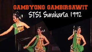 Tari gambyong gambirsawit surakarta (ASKI Surakarta 1992)