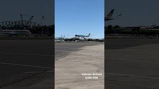 Vietnam Airlines A350-900 Arriving from Hanoi #planespotting #shortvideo #youtubeshorts