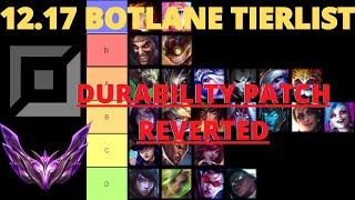 12.17 ADC/Botlane Tierlist