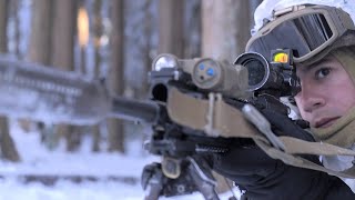Marines Conduct Snow Covered Patrol - FV22.3