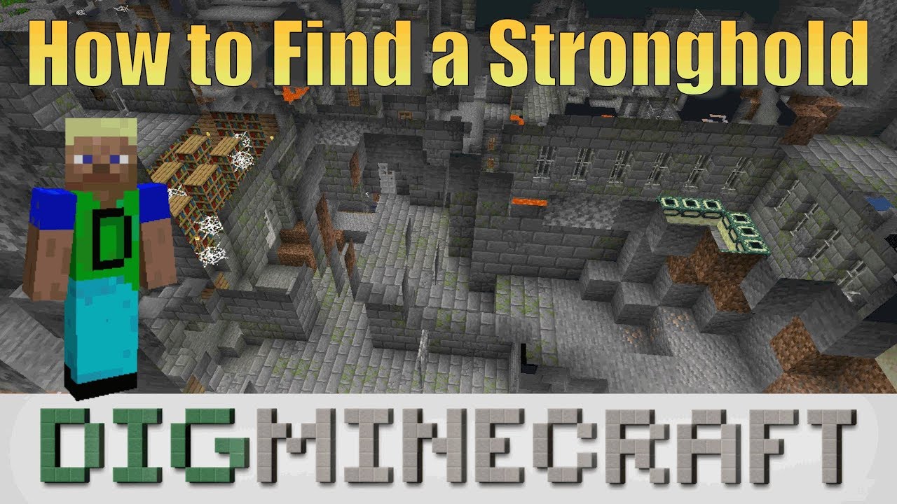 How To Find A Stronghold In Minecraft - YouTube