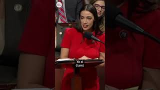 Rep. Ocasio-Cortez told to give translation after speaking Spanish in Congress |