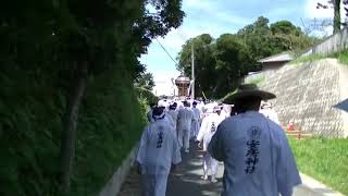 2019年令和元年8月10日安房の国一の宮/館山市安房神社例大祭　安房神社神輿犬石神社へ