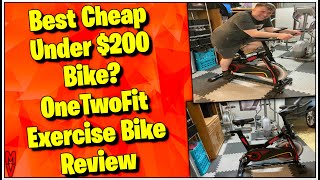 Best Cheap Indoor Cycling Bike Under $200 | OneTwoFit Exercise Bike Product Review W/Installation