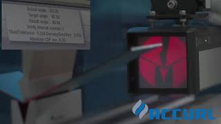 Bending Angle Measurement and Correction System IRIS PLUS for press brake ACCURL CNC Sheet Bending