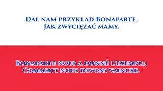 Hymne national de Pologne - Anthem of Poland (PL/FR paroles)