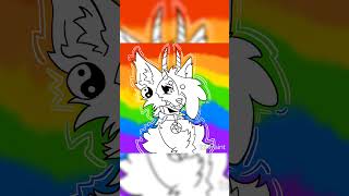 I traced it from my own drawing lol #art #drawing #furry #therian #antizoo #fyp #fypシ゚viral