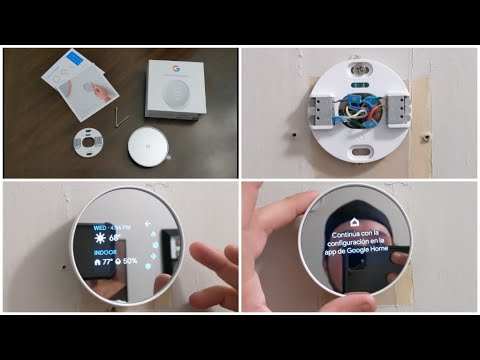 Complete installation and configuration of the Google Nest thermostat!
