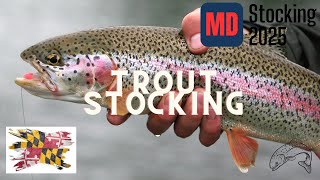Maryland Trout Stocking Program 2025- Update Location Map