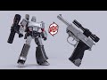 Transformers Newage NA S01 Romulus Megtron Classic Size review and comparing.