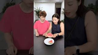 Chinese people funny eating watermelon 🍉 funny money challenge 😁 #funny #funchina #funnyvideos