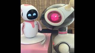 2 Eilik Little Companion Robots: Eiliks are Hilarious \u0026 Brilliant! 😆👍👍 Eiliks interacting 1