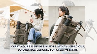 Canvas Backpack for Artists - Large Capacity