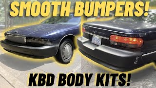 1993 Bubble Chevy Build Ep.2 Installing Smooth Bumpers From - KBD Body Kits!