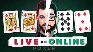 Phil Galfond on Live Poker vs Online Poker!