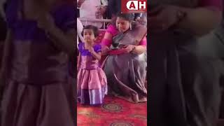 ycp mla pushpa sreevani daughter dance  from jagan song | #pushpasreevani #jagan  | Andhra Hunter