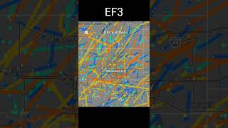 Map of every Tornado that has hit Oklahoma City | Sorted by EF rating