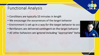 What the heck is the escape function of a functional analysis? F-8 BCBA Task List: Conduct an FA