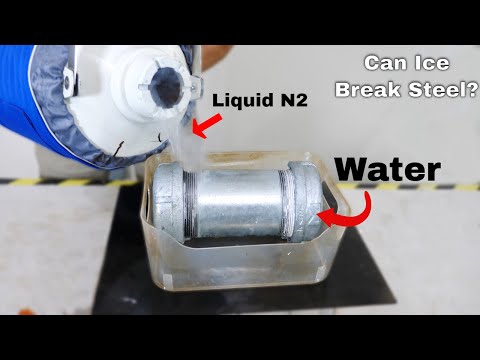 What is it called when water freezes inside a rock?