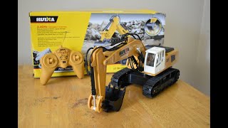 Huina 1331 1/16 Scale RC Excavator - Unboxing & Review