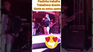 #Paulinha Abelha 🐝😭 fez o show operada ela estava doente.