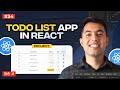 #34: React Project - Build a Complete Todo App from Scratch with Advanced Features