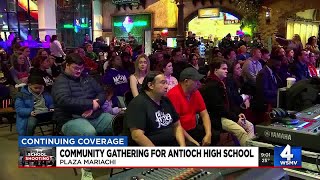 Community gathering for Antioch High School